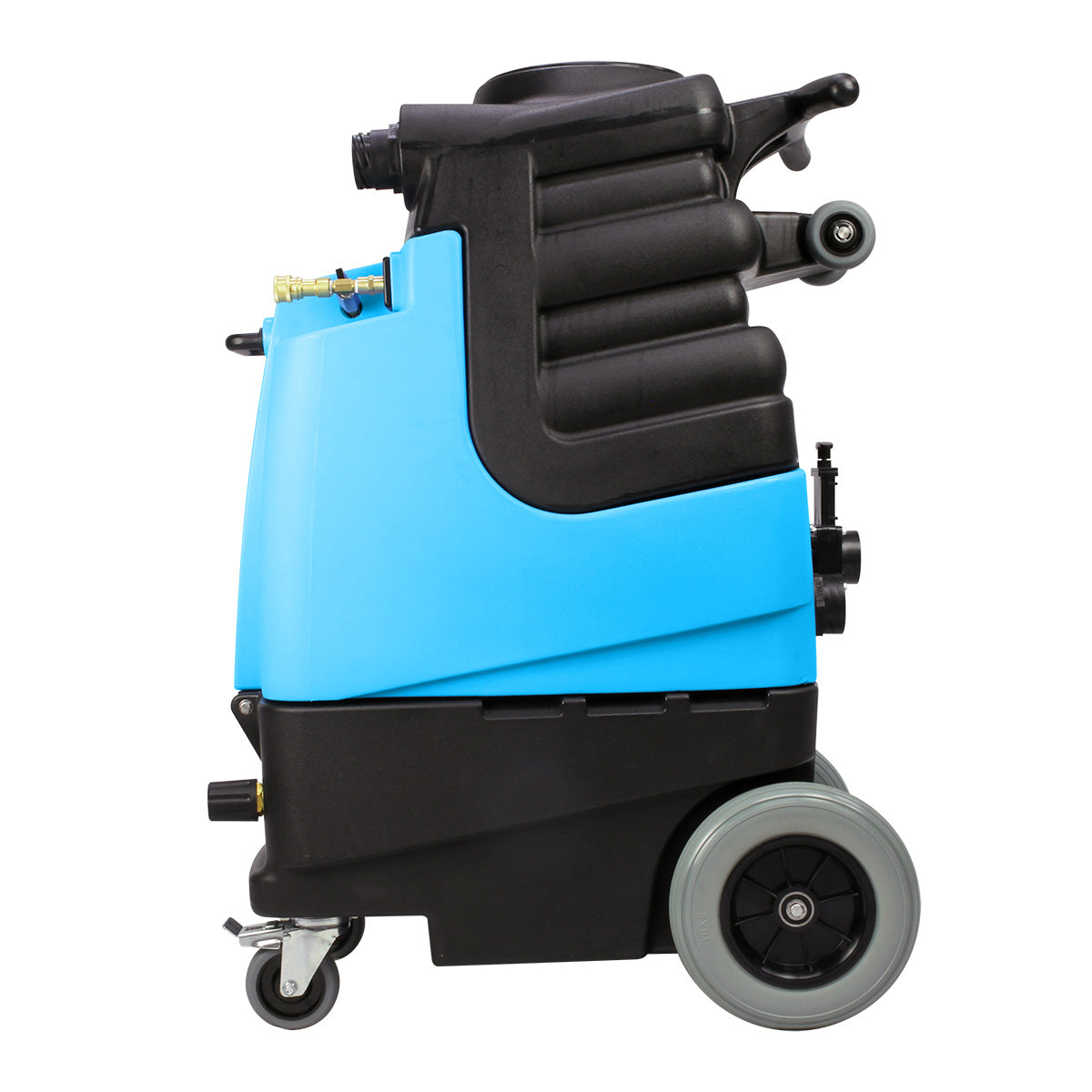 Mytee 1003DX Speedster Deluxe Heated Carpet Extractor, left side profile