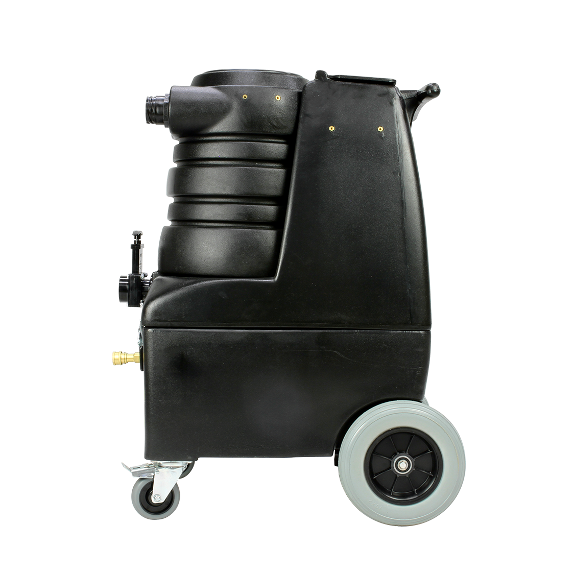 Mytee BZ-102LXH Breeze Heated Portable Carpet Extractor, left side profile